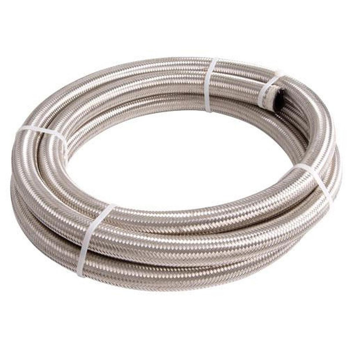 Aeroflow AF100-04-1m 100 Series Stainless Steel Braided Hose -4AN 1m
