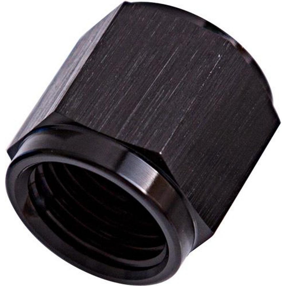 Aeroflow AF818-06BLK Tube Nut -6AN To 3/8" Hard Line Black