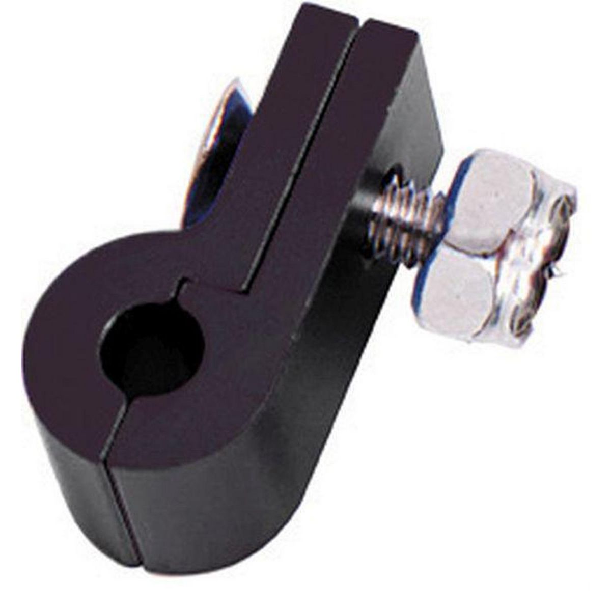 Aeroflow AF157-03BLK Billet P Style Clamp 3/16 Line Black 4.7mm ID or 3/16" ID