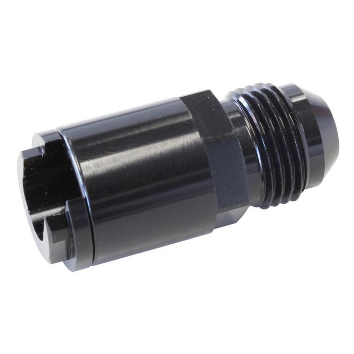Aeroflow AF808-01BLK Push On Fuel Fitting 5/16 Return Side Black -6AN Fits Chev LS1 LT1