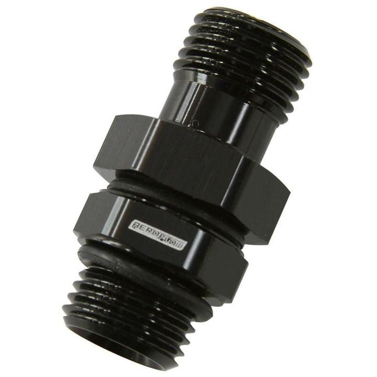 Aeroflow AF929-08BLK -8ORB Swivel Male To Male Black
