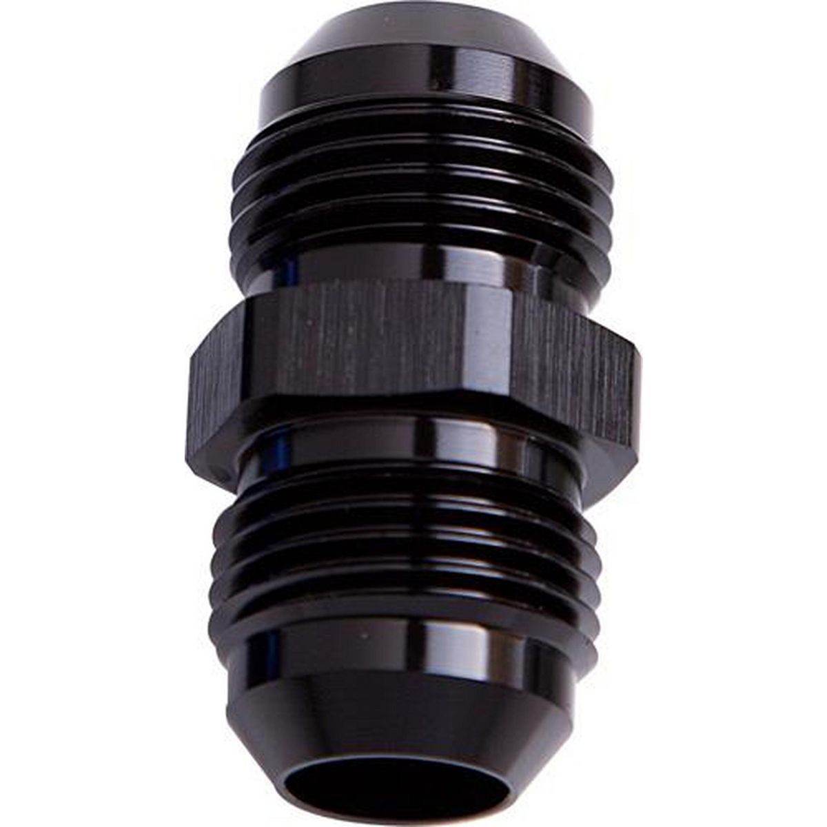 Aeroflow AF815-06BLK Male Flare Union Black -6AN To -6AN Straight