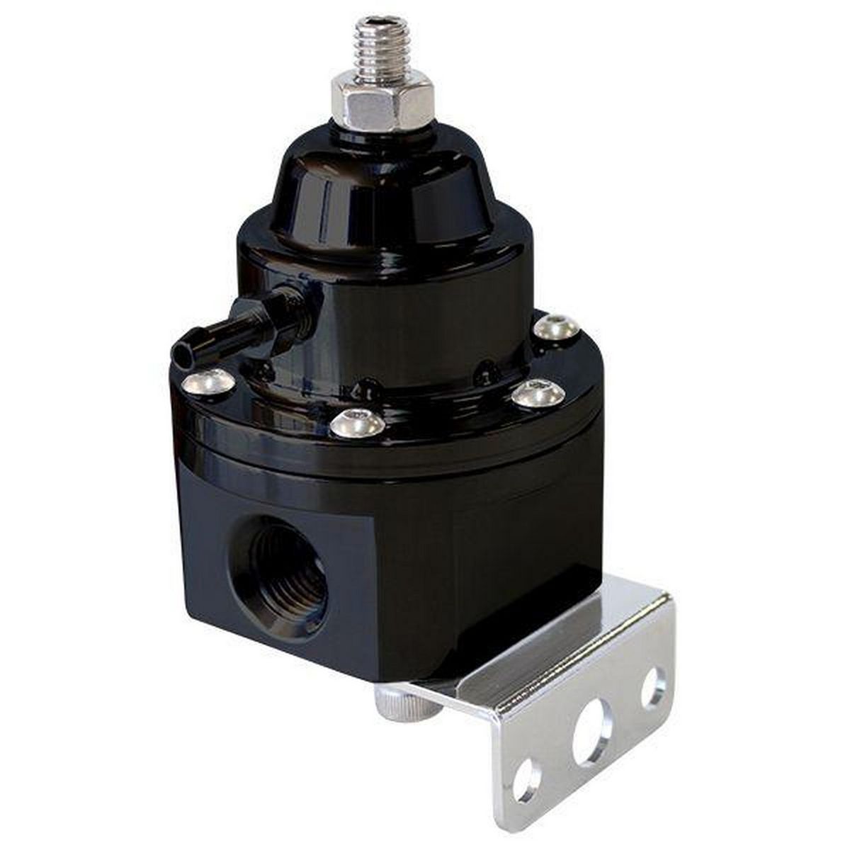 Aeroflow AF66-2055BLK Black EFI Fuel Pressure Regulator (1200hp 98Ron, Ethanol, Methanol)