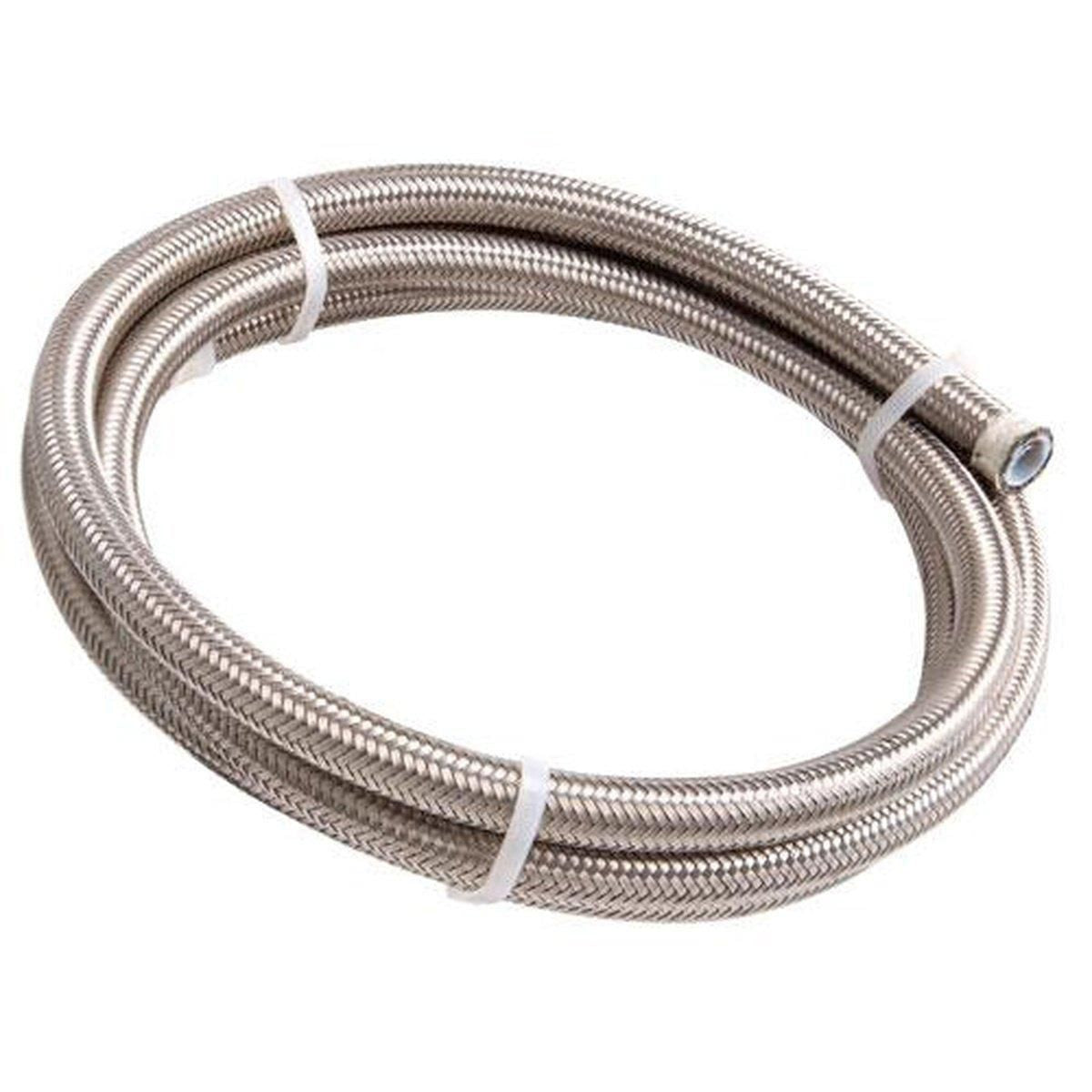 Aeroflow AF200-06-2m 200 Series Teflon Braided Hose -6AN (2m 11.3mm OD)
