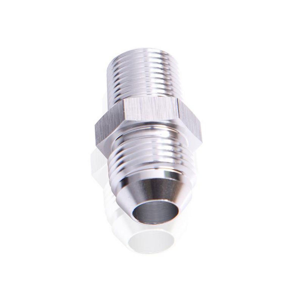 Aeroflow AF816-06-08S Male Flare -6AN To 1/2" Npt Silver Adapter