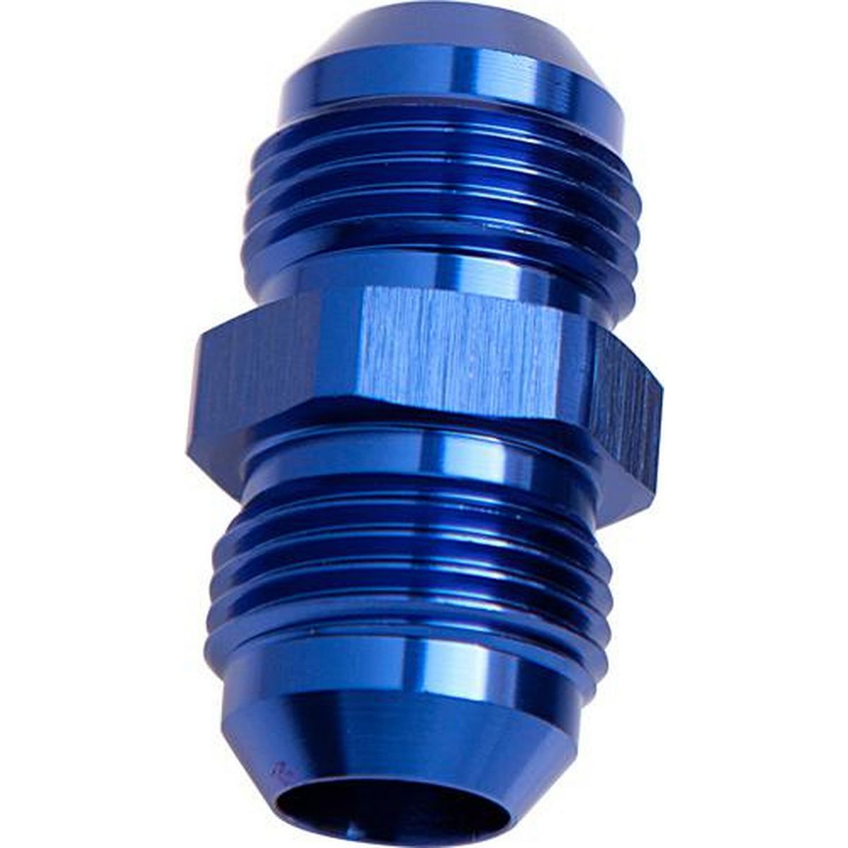 Aeroflow AF815-06 Male Flare Union Blue -6AN To -6AN Straight