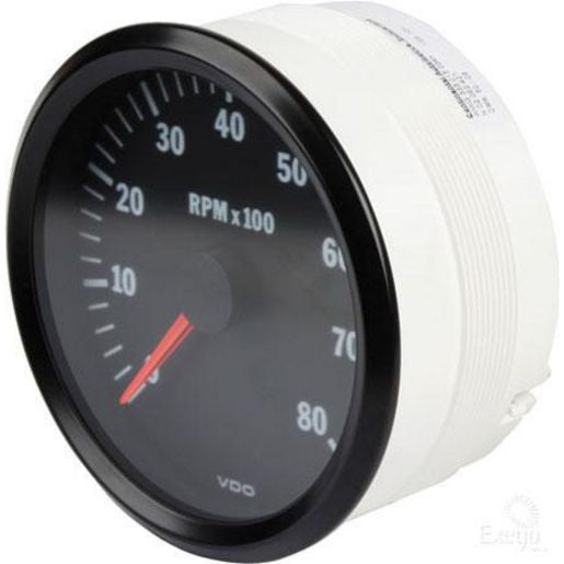 VDO Tachometer Elec 0-8000 RPM 100mm Round 12V 333015034