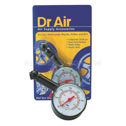 Haigh Tyre Gauge Dial Type 10-50Psi TG1