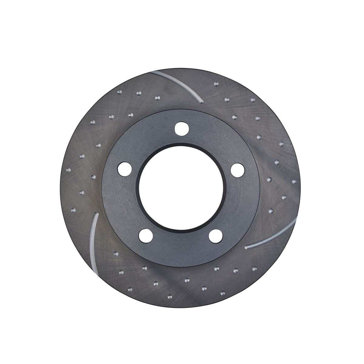RDA Slotted And Dimpled Brake Rotor Pair 297mm Front RDA121D