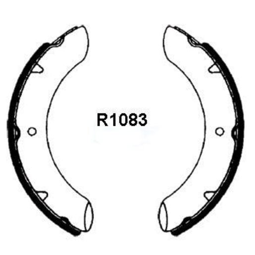 RDA Brake Shoe Set Front/Rear R1083