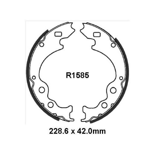 RDA Brake Shoe Set Rear R1585