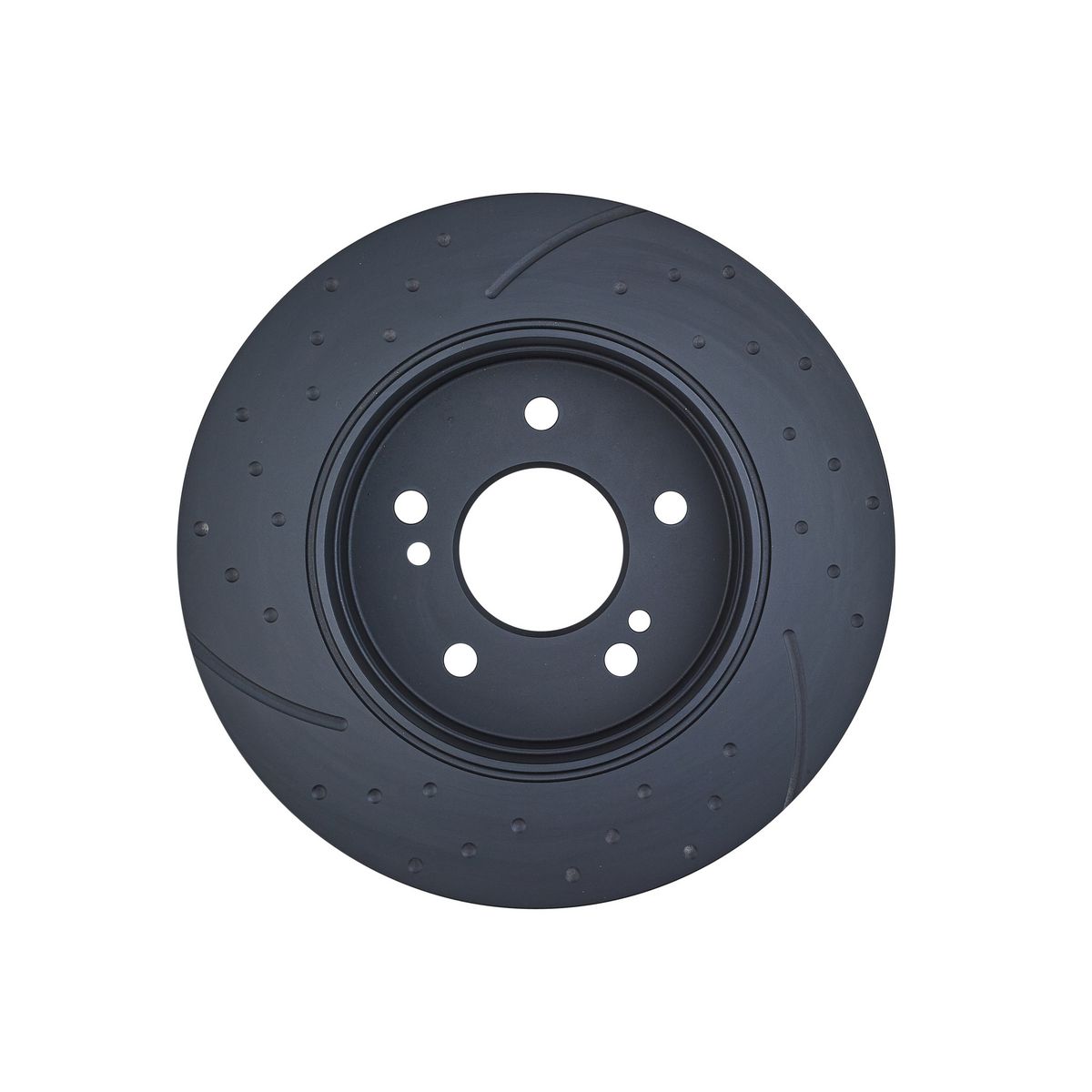RDA Slotted And Dimpled Brake Rotor Pair 278mm Rear RDA287D