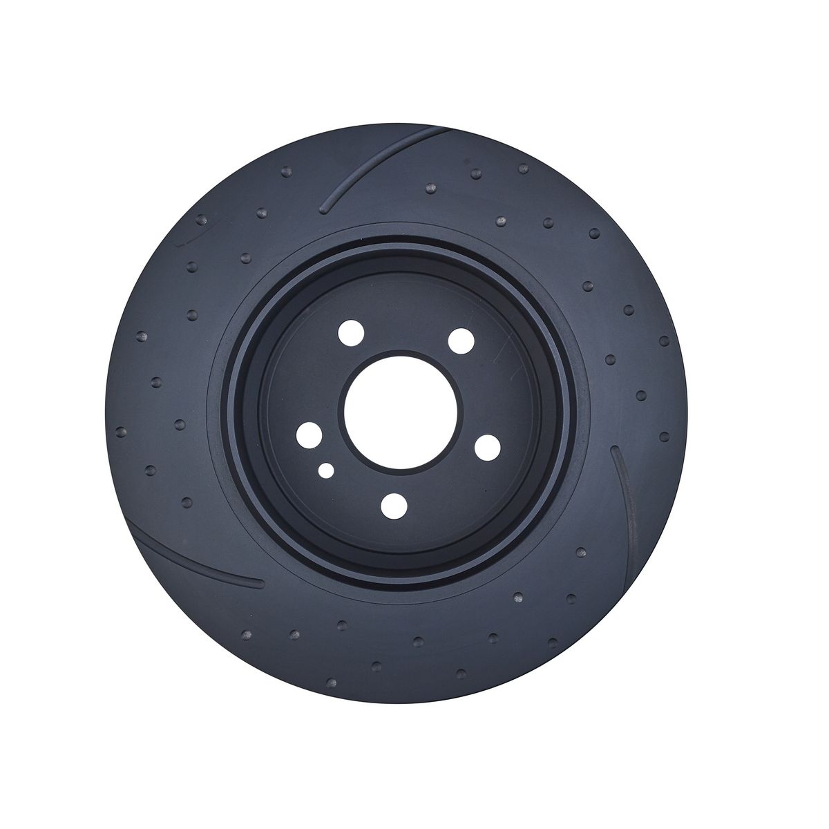 RDA Slotted And Dimpled Brake Rotor Pair 331mm Rear RDA7289D