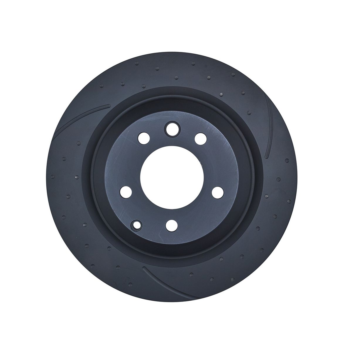 RDA Slotted And Dimpled Brake Rotor Pair 358mm Rear RDA8029D