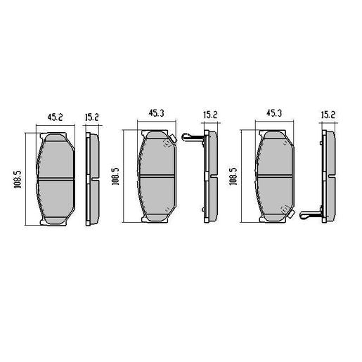 RDA GP Max Brake Pad Set Front RDB1818