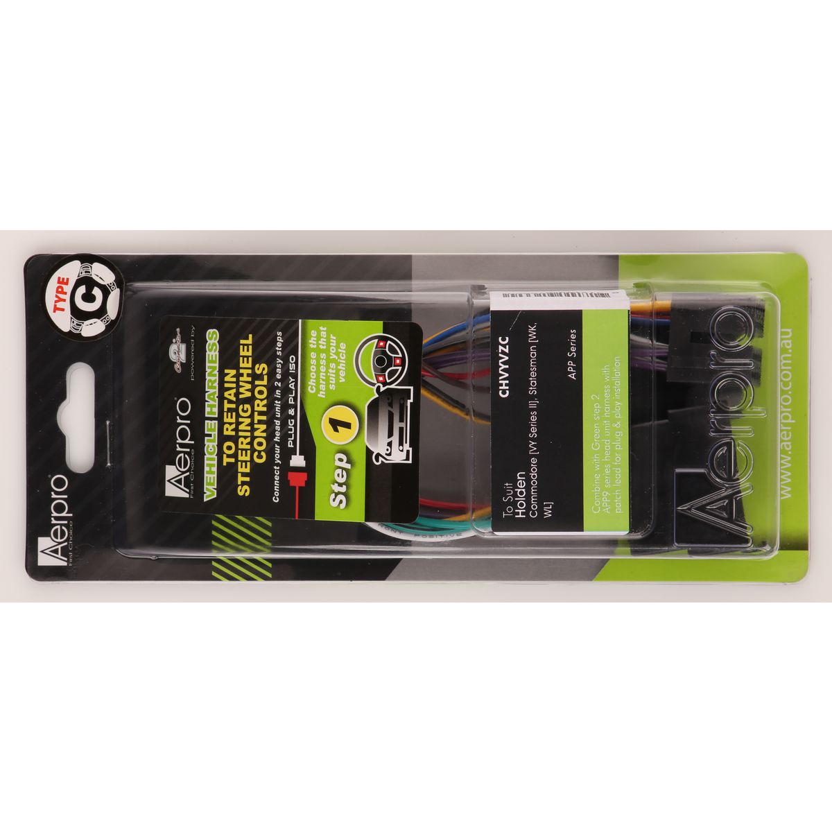 Aerpro Control Harness C fits Holden VY-VZ CHVYVZC