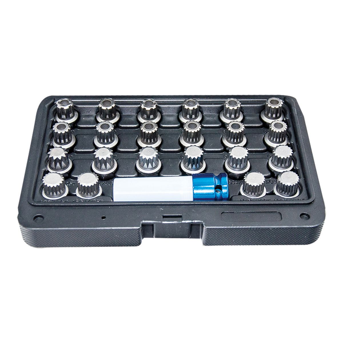 Endeavour Locking Wheel Nut Socket Set VW Spline Style ET6053
