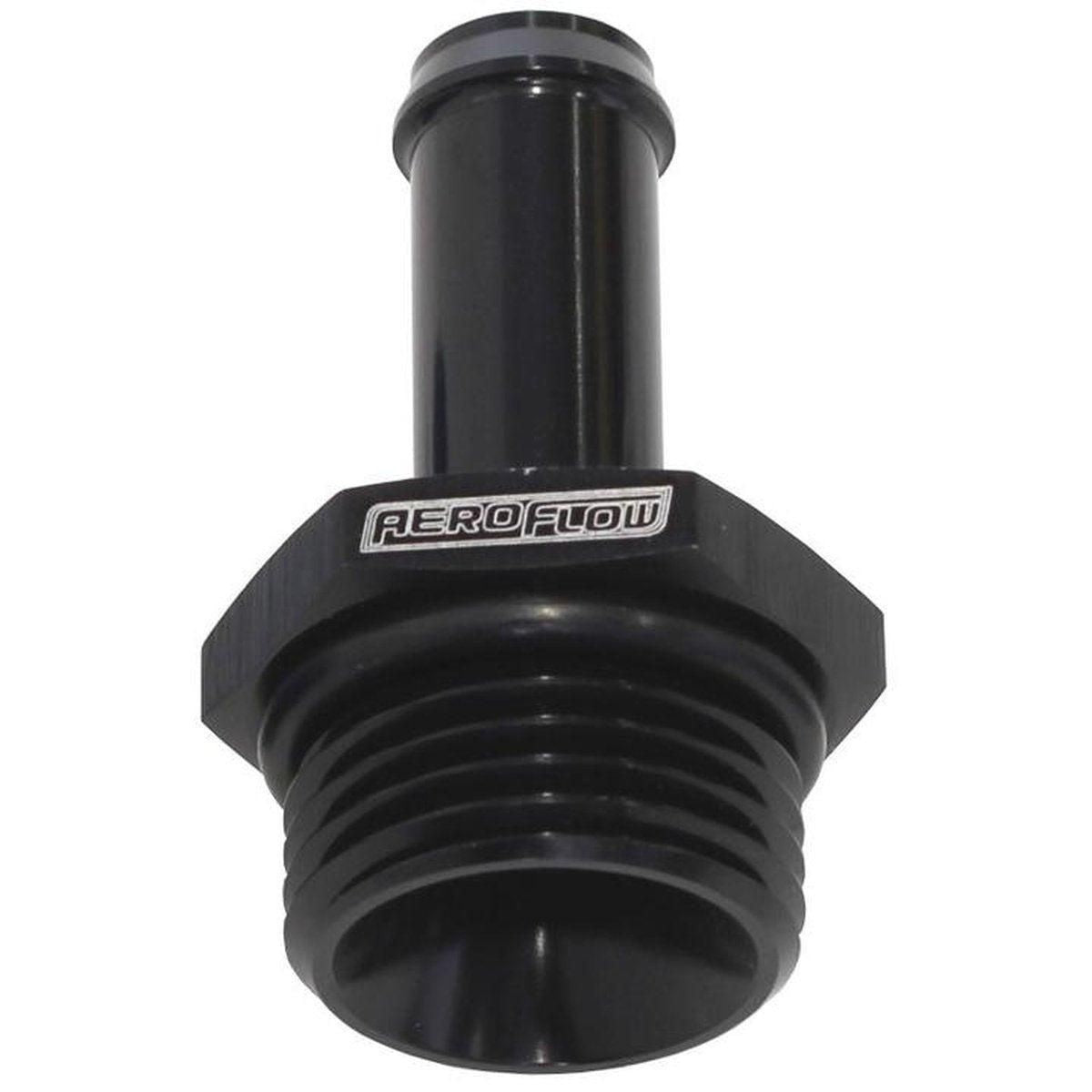 Aeroflow AF414-06-06BLK -6ORB To 3/8" Push On Barb Black