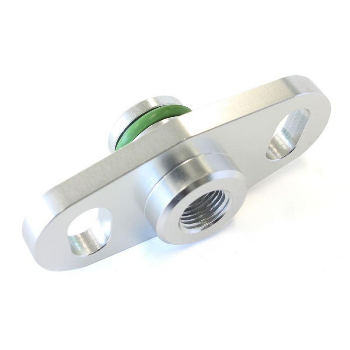 Aeroflow AF64-2066S Fuel Rail Adapter Suits Mitsubishi 16mm Seal And 37-40mm Centre Silver
