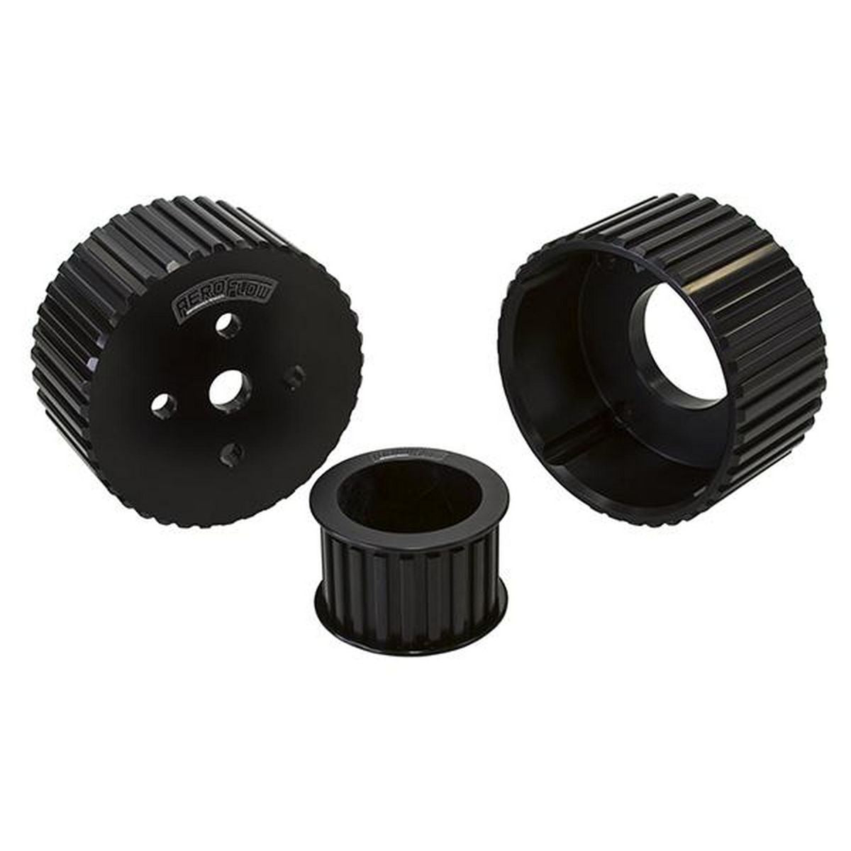 Aeroflow AF64-3003BLK Gilmer Drive Kit - Black Fits Holden 253-308 V8