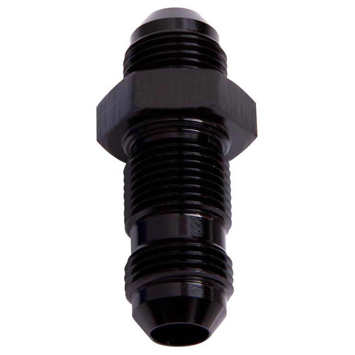 Aeroflow AF832-06BLK Straight Bulkhead -6AN Black