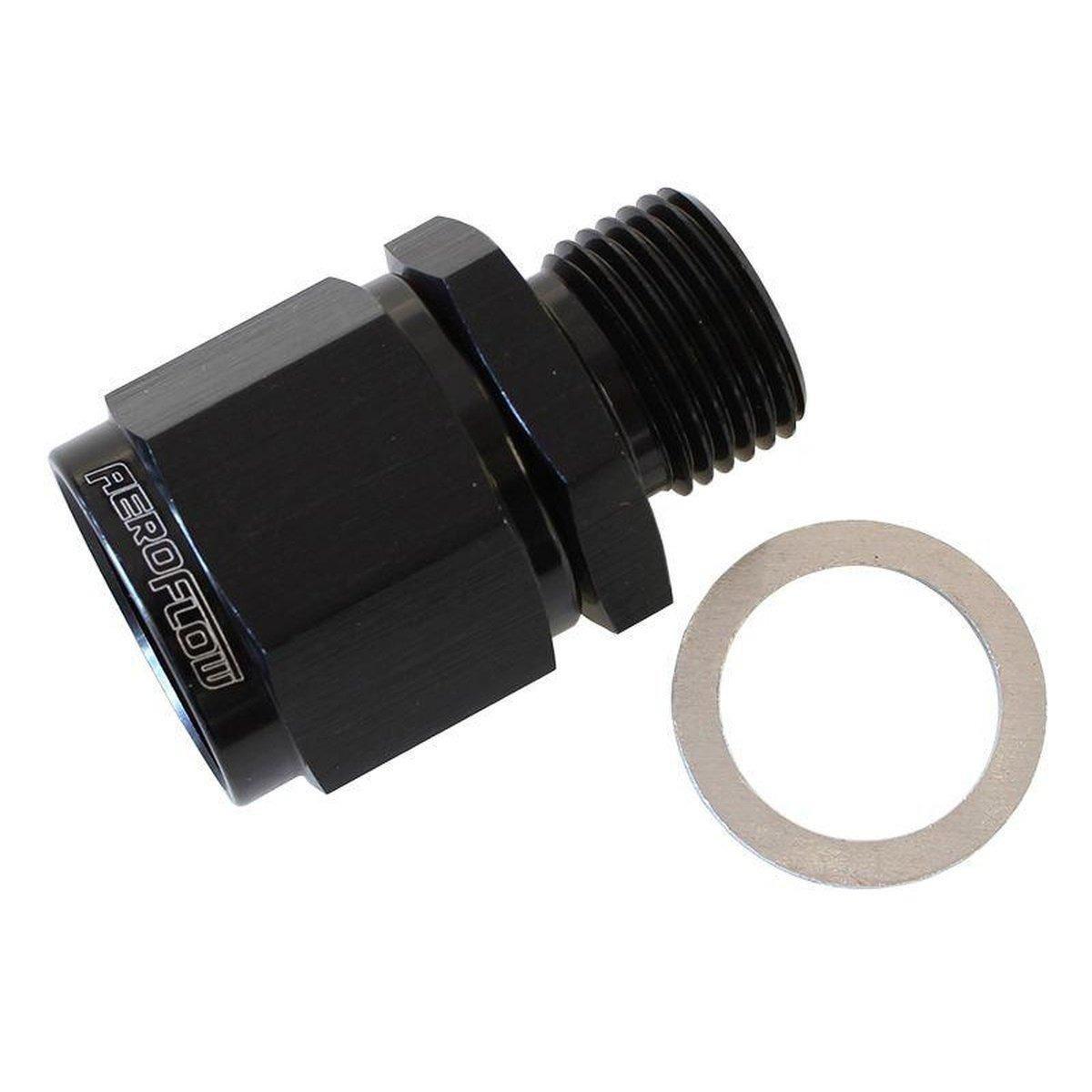 Aeroflow AF906-10-M18BLK M18 X 1.5 To -10 Female Swivelblack Washer Seal