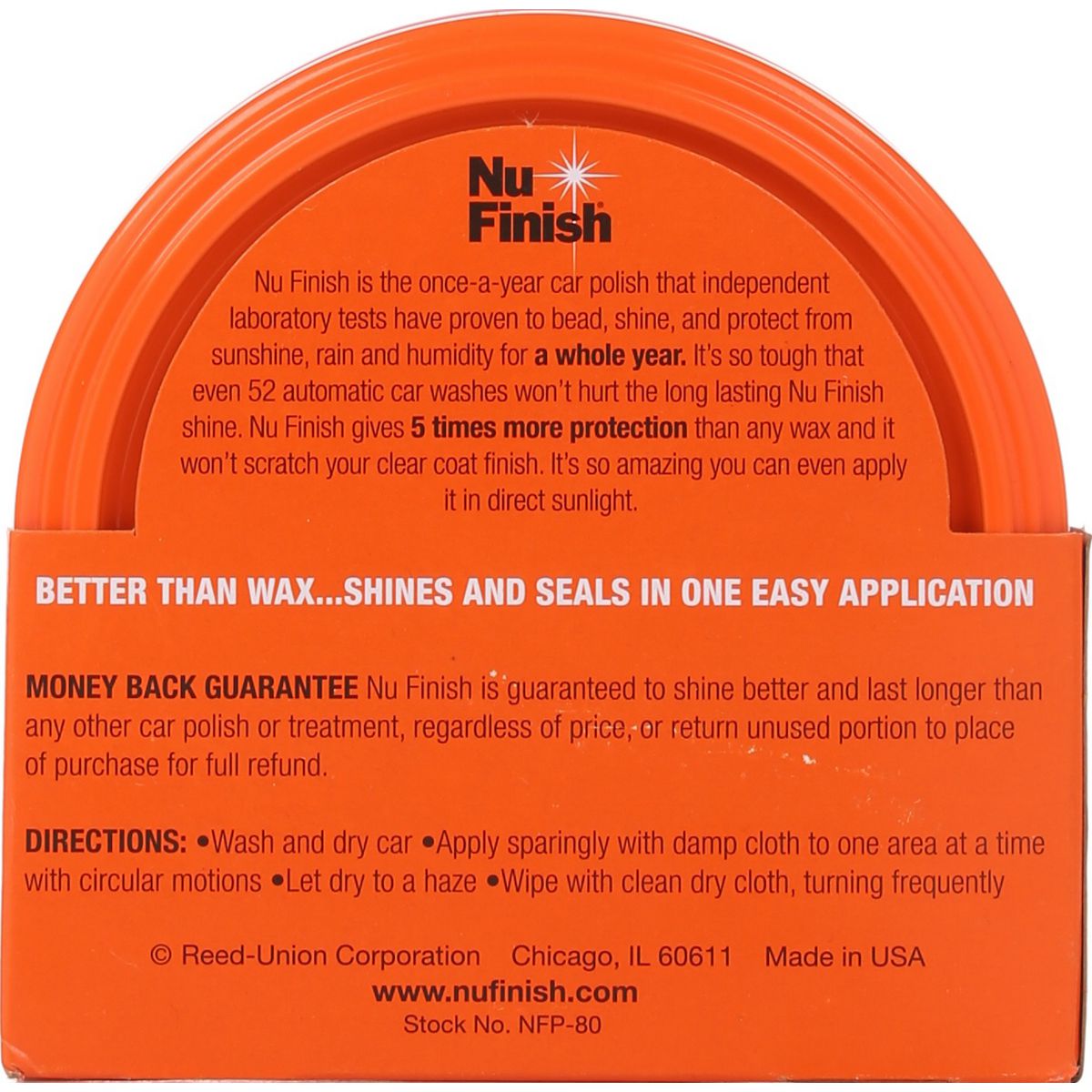 Nufinish Car Polish Tub 473Ml E301655900