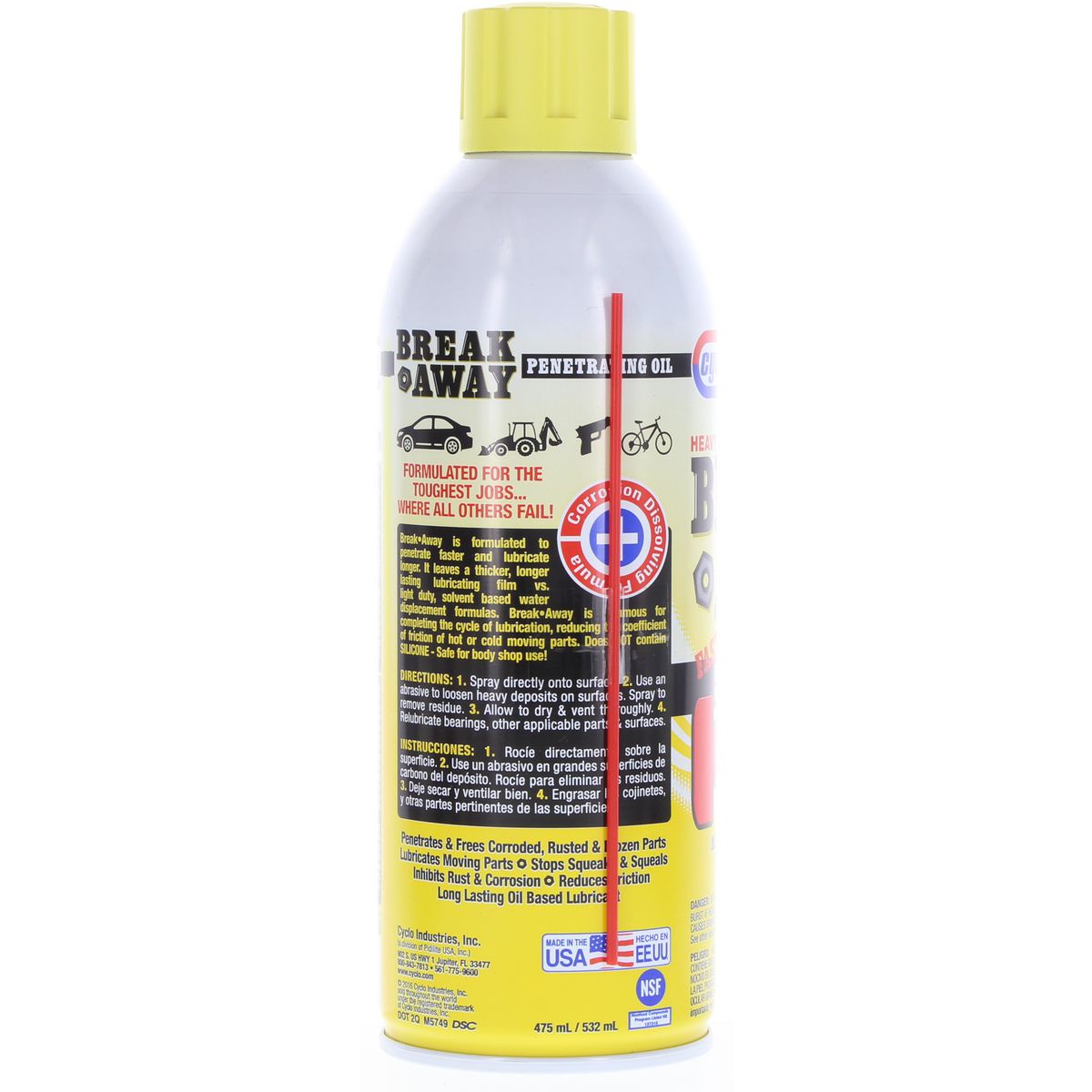 Cyclo Cyclo Breakaway Penetrating Oil & Lubricant 475ml C10