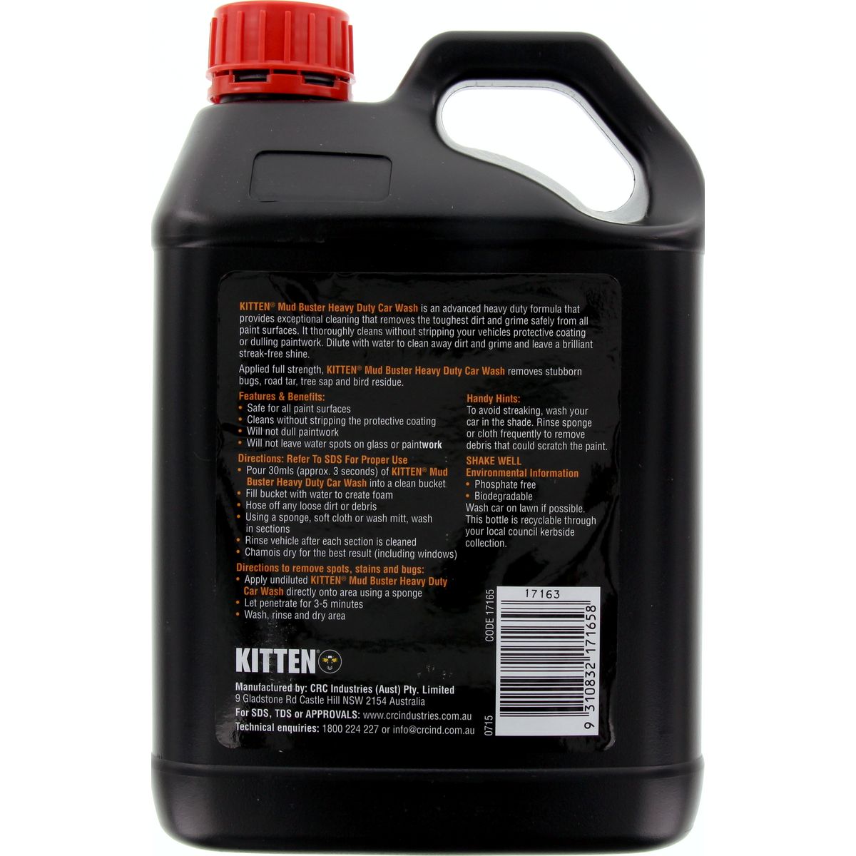 Kitten Mud Buster 2.5l 17165