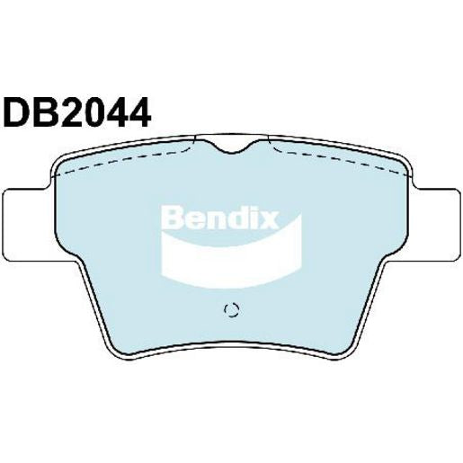 Bendix EURO Brake Pad Set Rear DB2044 EURO+