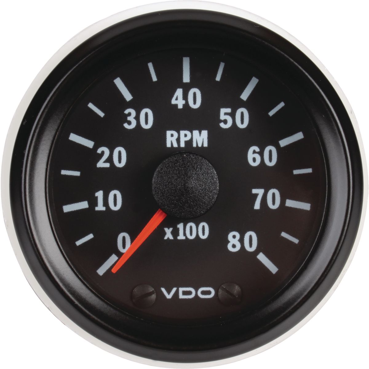 VDO Tachometer Elec 0-8000 RPM 52mm Round 12V 333015031
