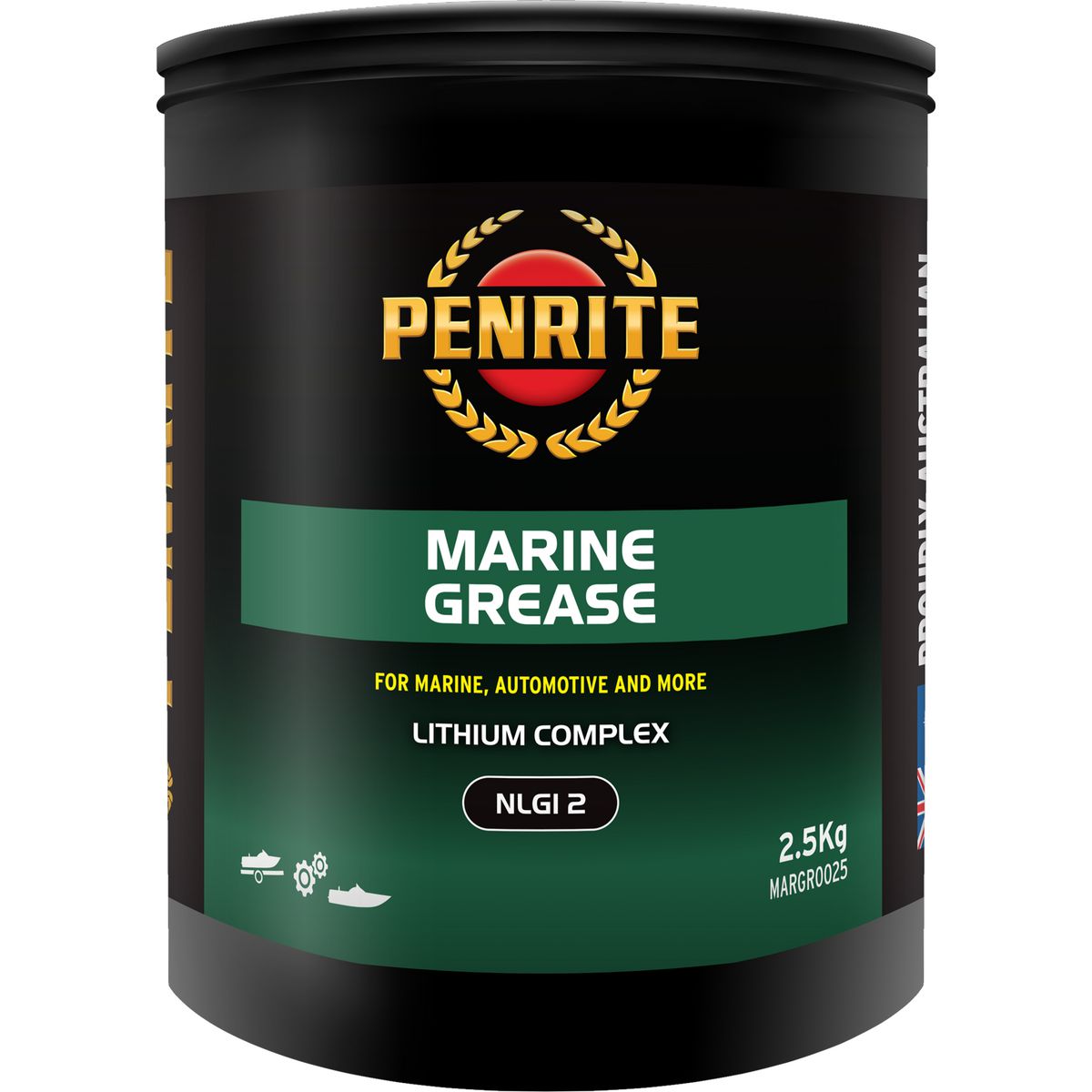 Penrite Marine Grease NGLI 2 Lithium Complex 2.5L MARGR0025