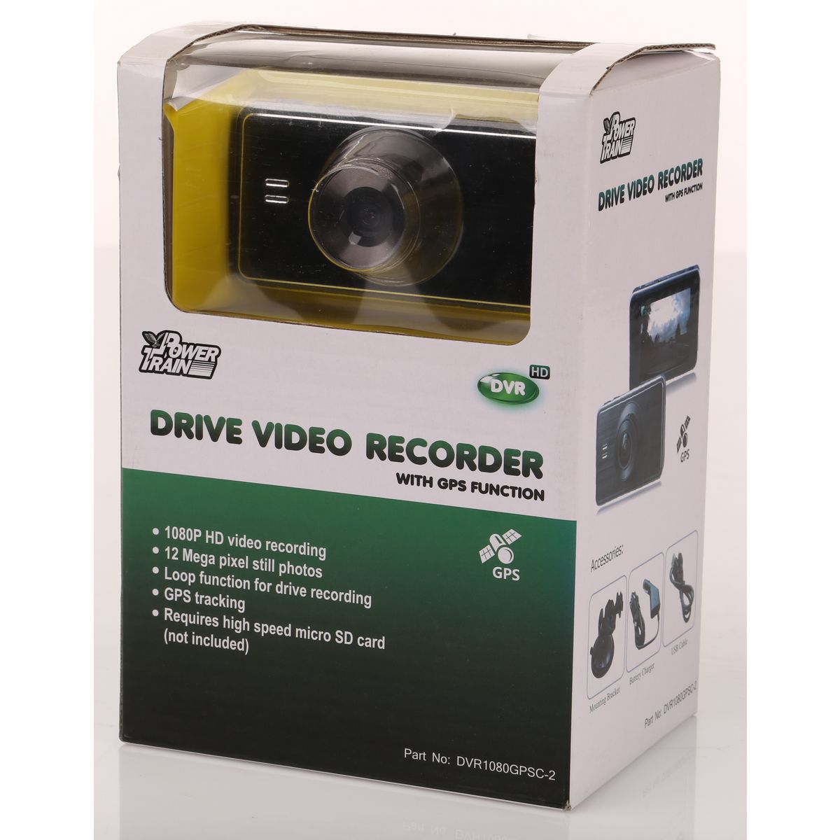 Power Winch Dash Camera With Gps Tracking (1080P) DVR1080GPSC2