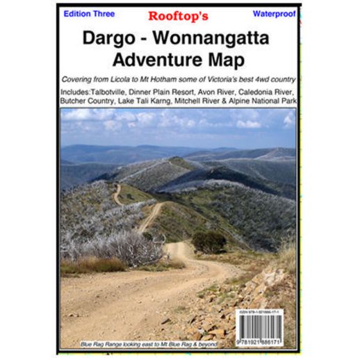 HEMA Maps Dargo Wonnangatta Map 3rd Edition 9781921886171
