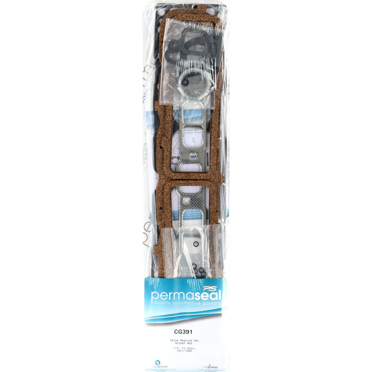 Permaseal Valve Regrind Gasket Set CG391