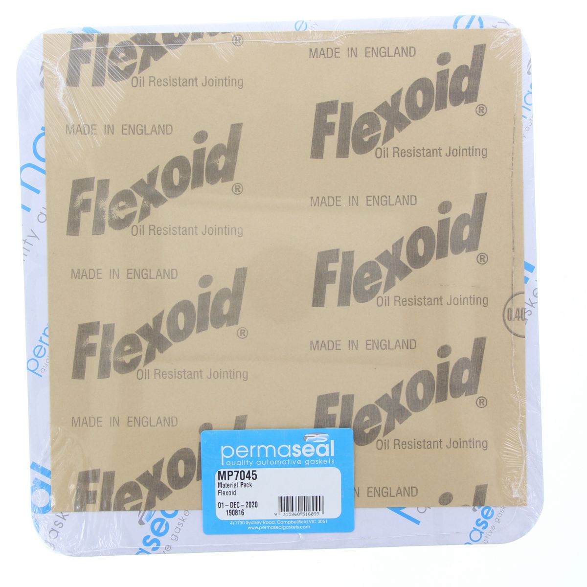 Permaseal Flexoid Paper Sheet 250x250x0.4mm MP7045
