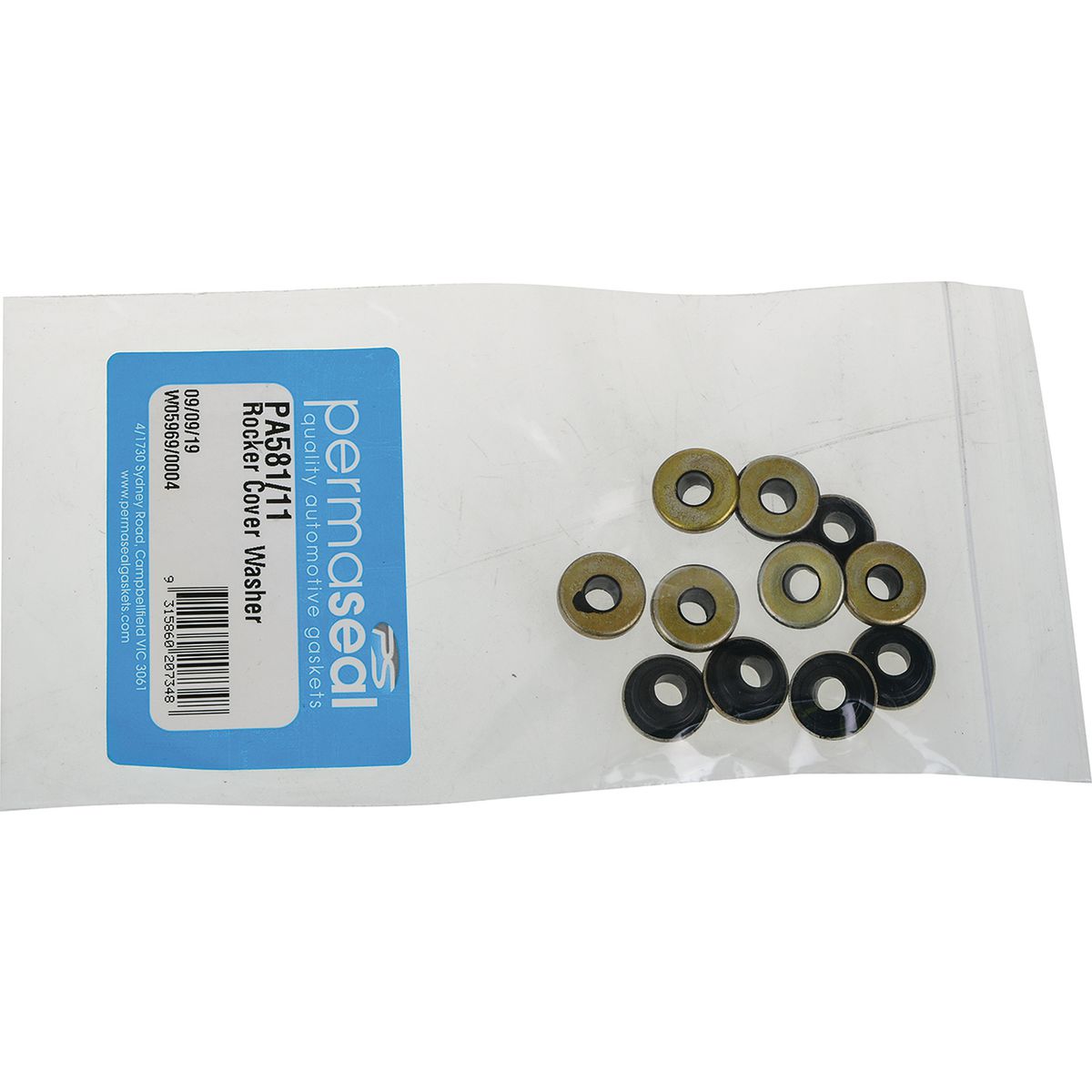 Permaseal Valve Cover Bolt Seal PA581/11