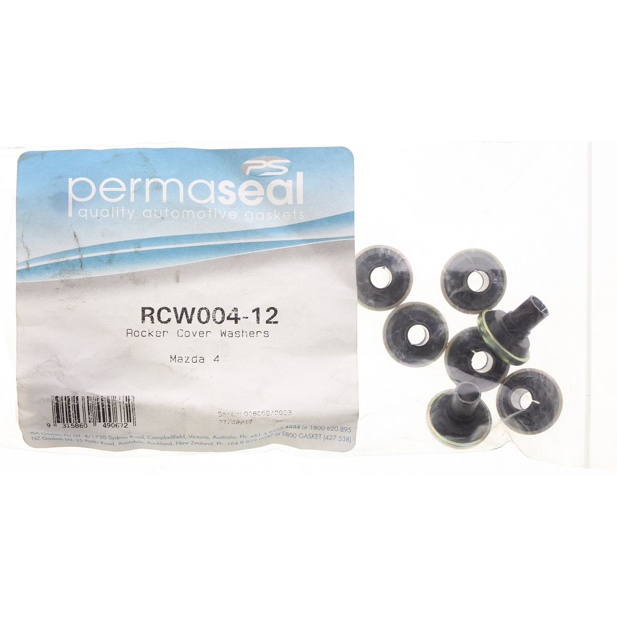 Permaseal Valve Cover Bolt Seal RCW004-12