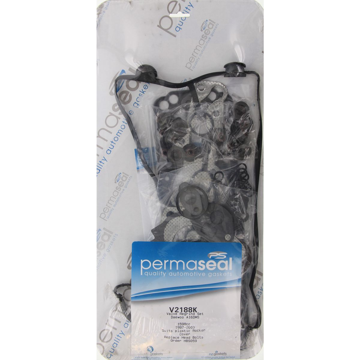 Permaseal Valve Regrind Gasket Set V2188K