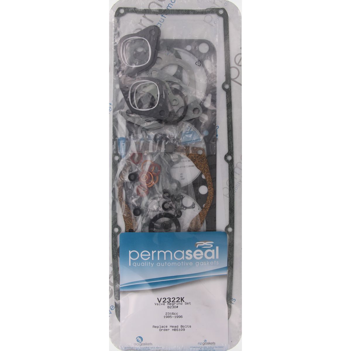 Permaseal Valve Regrind Gasket Set V2322K