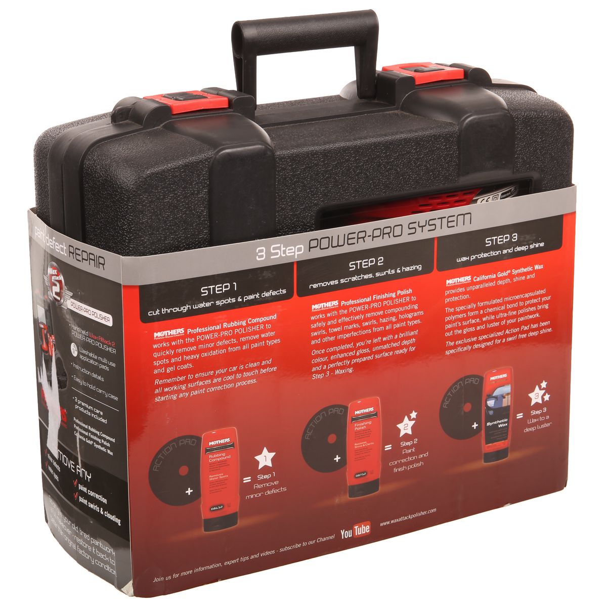 Mothers Wax Attack 2 Palm Power Polisher WA22015