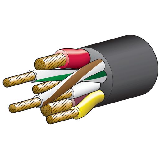 Narva Composite 7 Core Heavy Duty Ebs Trailer Cable 100M 5876-100EBS