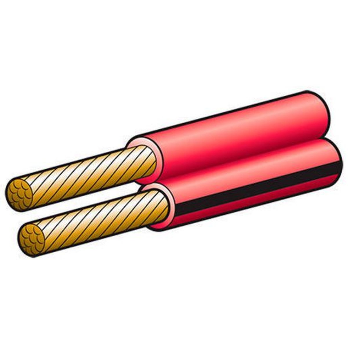 Narva Figure 8 Cable Twin Core 15A 4mm Red/Black 4m 5824-4F8