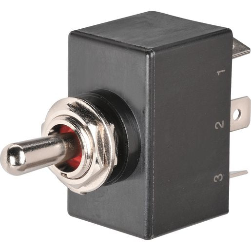 Narva Switch Momentary Toggle HD Sealed 12/24V On Off On 60295BL