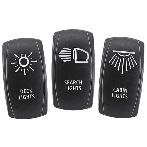Narva Switch Face 3 Pack 63280BL