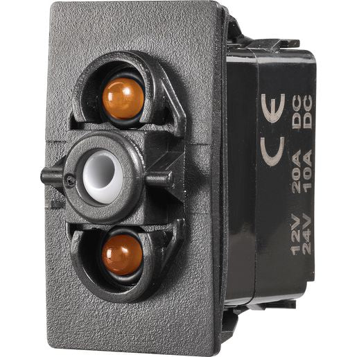 Narva Rocker Switch Base 12/24V Amber LED 63245BL