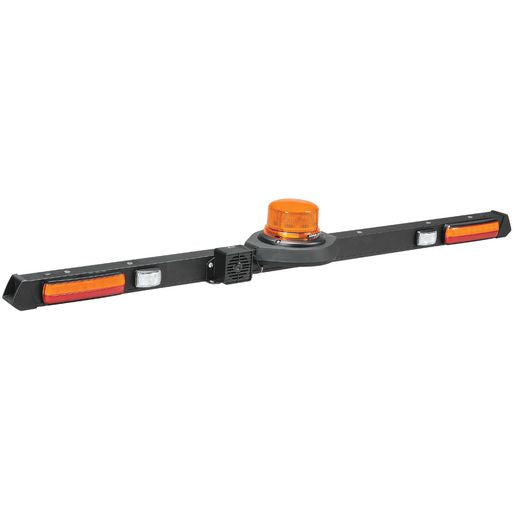 Narva Mine Bar Led Low Profile Amber Beacon Stir Broadband Alarm 1.2M 85071B