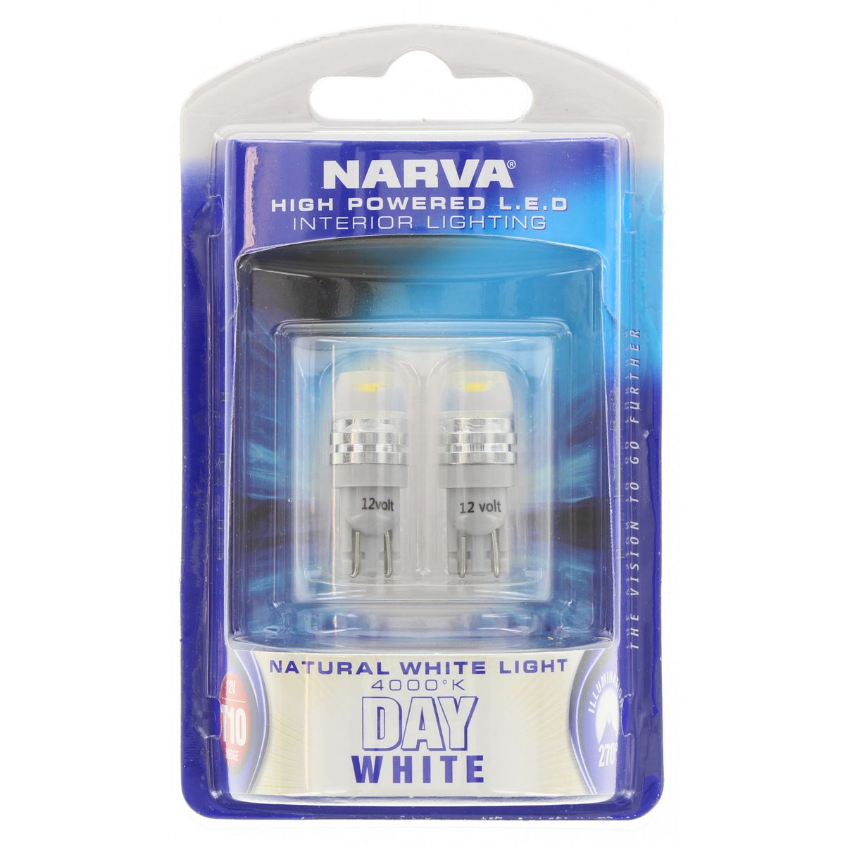 Narva Led Wedge 4000K Globe 18060BL