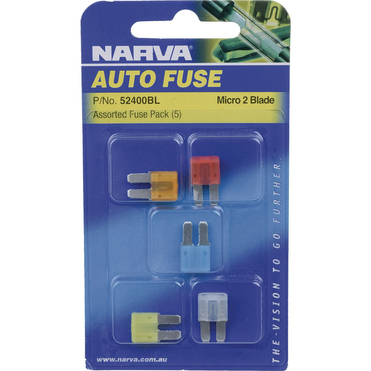 Narva Blade Fuse Micro Assortment (5Pk) 52400BL