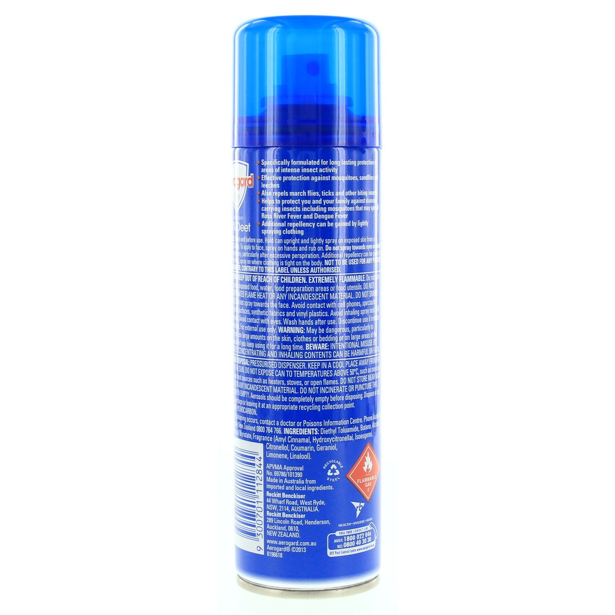 Aerogard 40% Deet Aerosol 150G 3011284